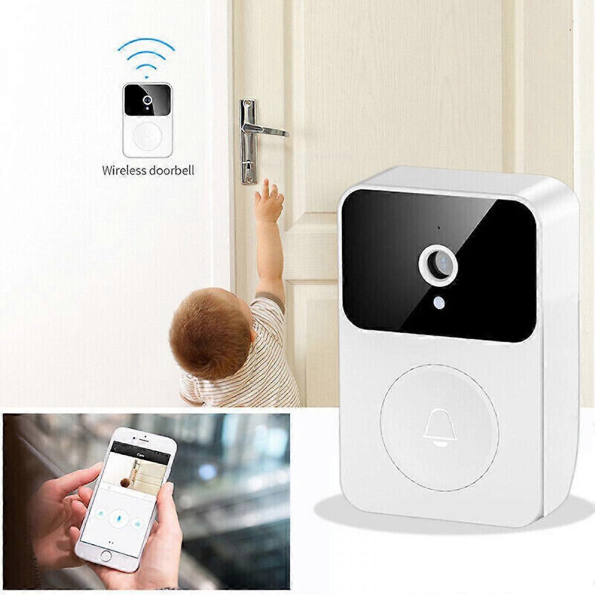 WiFi Smart Video Doorbell, Wireless Phone Intercom Security Camera