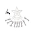 LED Waterfall String Lights Outdoor, Decorative Christmas Tree Lights