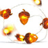 Acorn LED String Lights, 20 LEDs, 6.5ft Battery Powered Fairy Lights