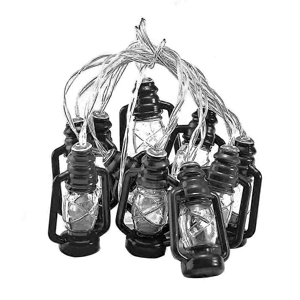 Camping LED String Lights, Ambient Tent Canopy Paraffin Lamp Decor