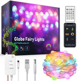 5M 33 LEDs Smart Graffiti String Lights, Halloween Christmas Wedding Party