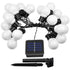 Solar Powered Patio LED String Lights, Waterproof Outdoor Bulbs 10 LEDs