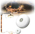 9M Camping LED String Lights, Rechargeable Quick Roll Up Tent Lighting