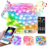 Christmas Tree LED String Lights, 10M Music Sync Bluetooth Remote Control