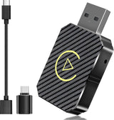 Wireless CarPlay Adapter, Convert Wired CarPlay to Wireless Plug & Play Dongle