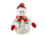 Xmas Snowman Ornament Light Yellow