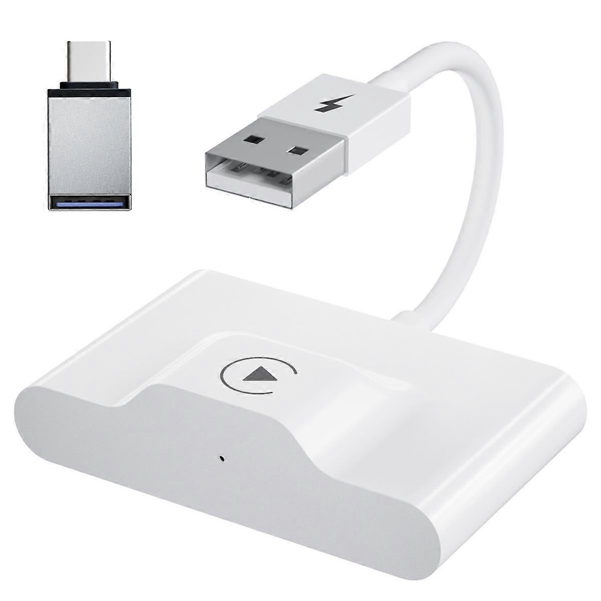 Wireless CarPlay Adapter, Wired to Wireless Dongle with WiFi Online Update