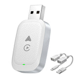 CarPlay & Android Auto Adapter, Mini Plug & Play Car Dongle