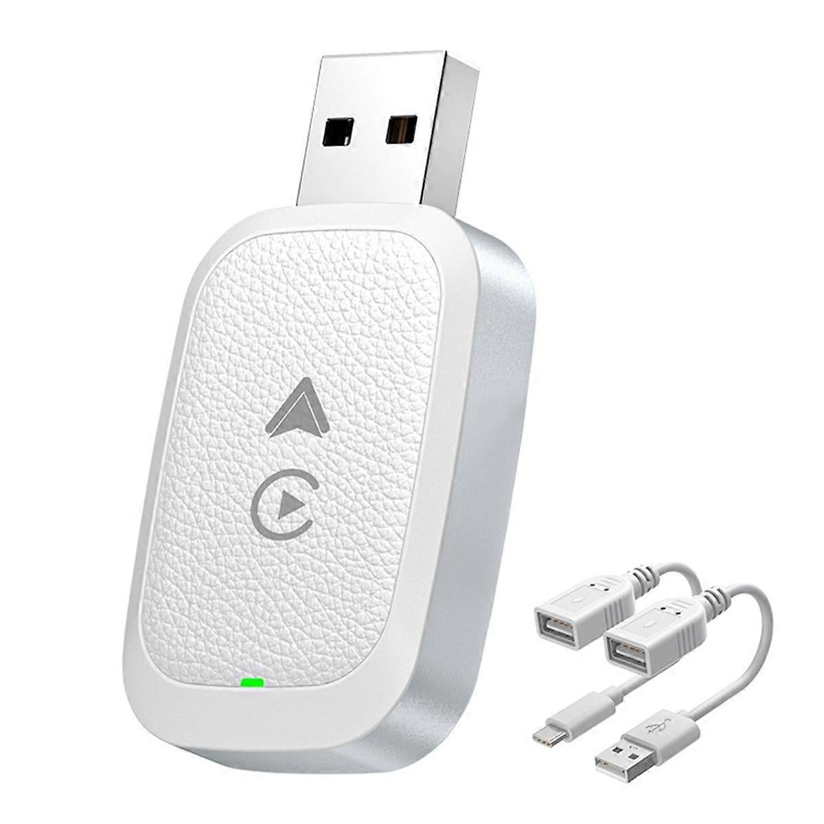 CarPlay & Android Auto Adapter, Mini Plug & Play Car Dongle