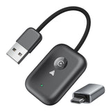 Apple CarPlay & Android Auto Wireless Adapter, Plug & Play Car Dongle