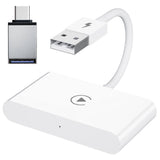 CarPlay Wireless Adapter, Wired to Wireless Dongle with WiFi Online Update