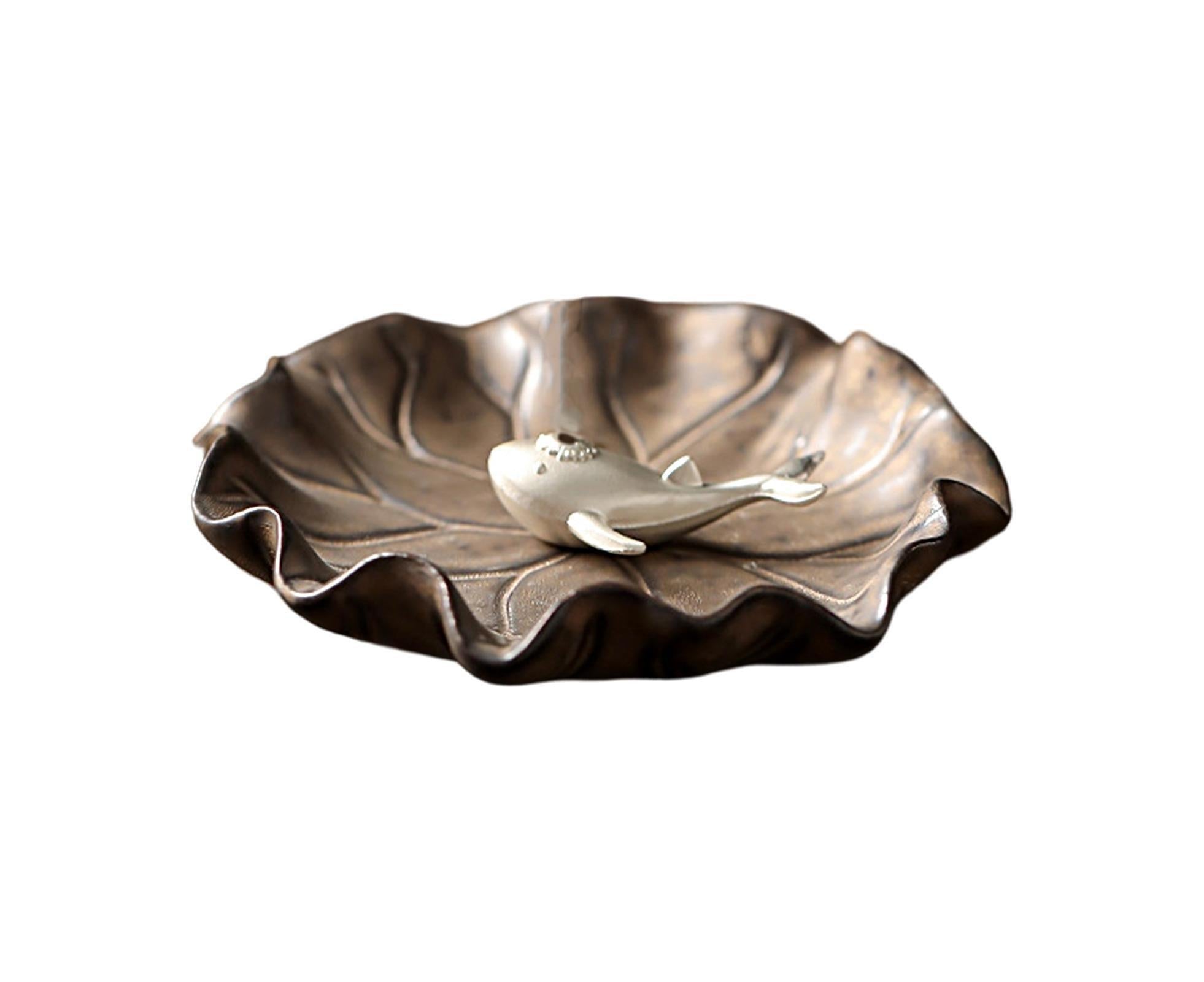 Lotus Leaf Mini Incense Holder for Teahouse-E