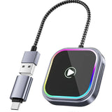 2-in-1 Wireless CarPlay Adapter for Android Auto Audio