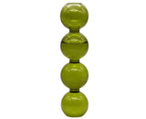 Flower Vase Nordic Easy to Match Gourd Shape Gourd Flower Vase for Company-Green L