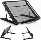 Foldable Aluminum Laptop Stand, Adjustable Ventilated Stand for Laptop/Tablet/Phone