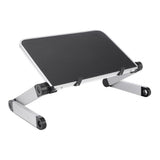 Foldable Height Adjustable Laptop Stand, White