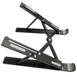 Foldable Adjustable ABS Laptop Stand, Ergonomic Tablet/Computer Holder