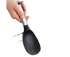 Scoop Thickened Anti-slip Stainless Steel Practical Rice Spoon for Kitchen-Black