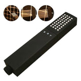 3 Modes High Pressure Shower Head with Hose, Black