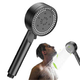 Bathroom Pressure Shower Head, 8 Modes Handheld Spa Shower