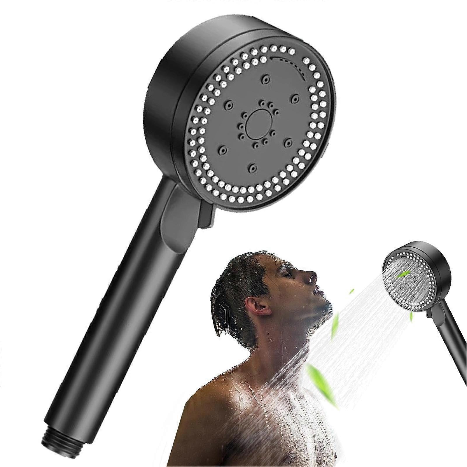Bathroom Pressure Shower Head, 8 Modes Handheld Spa Shower