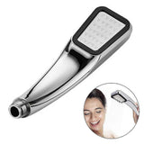 300-Hole Square Pressurized Handheld Shower Head, Water Saving