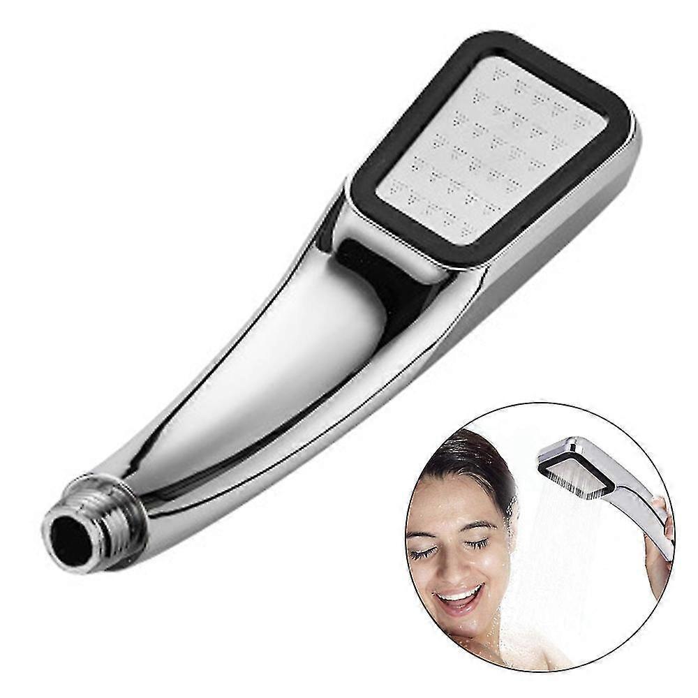 300-Hole Square Pressurized Handheld Shower Head, Water Saving