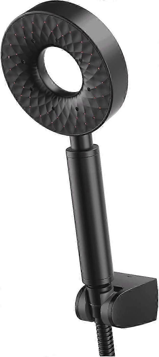 Shower Head with Hose & Holder, ABS Handheld 3 Jet Types