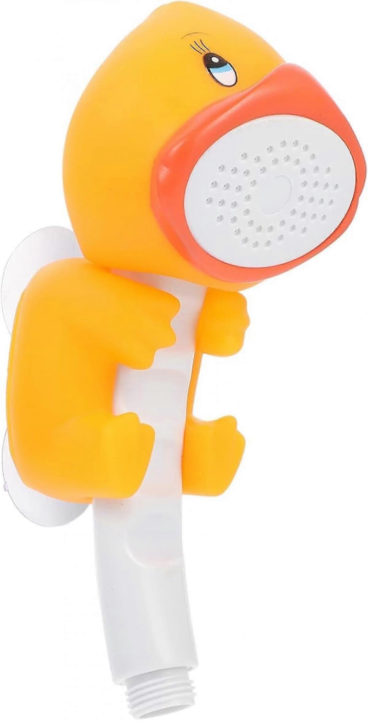 Cartoon Handheld Shower Head, White Animal Bath Spray for Babies
