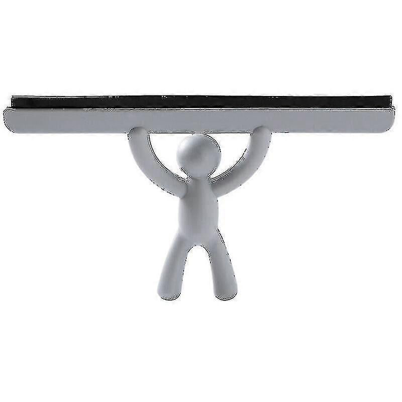 Gray Shower Squeegee, Multi-Purpose Glass Cleaner