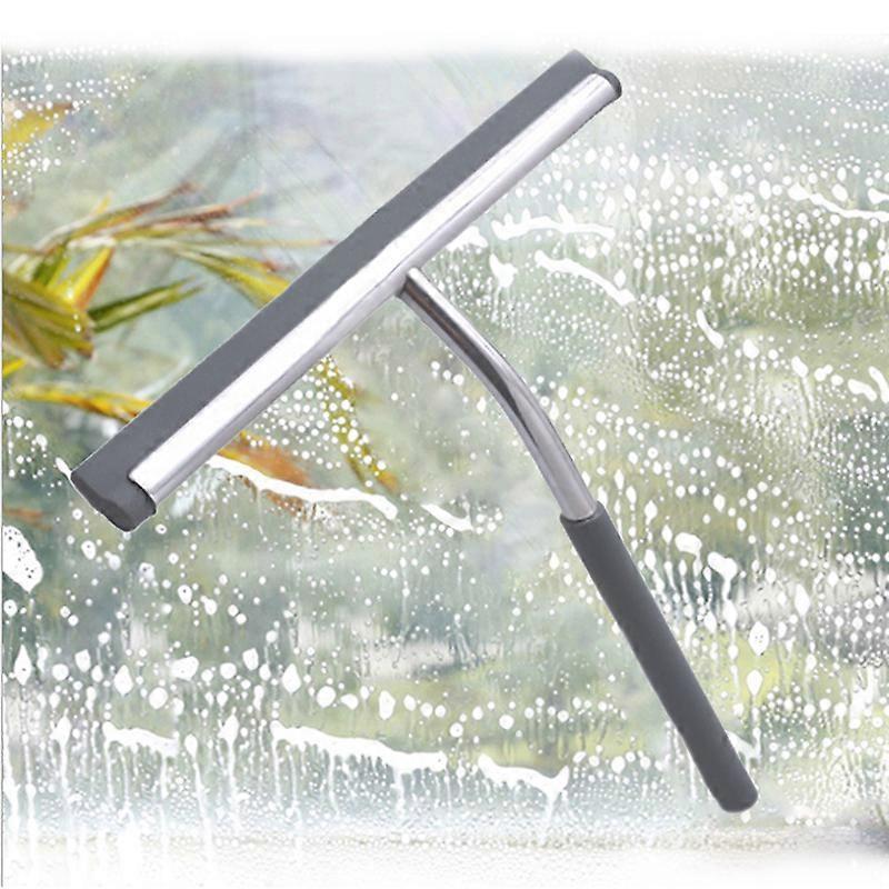 Stainless Steel Silicone Shower Squeegee, Glass Cleaning Tool