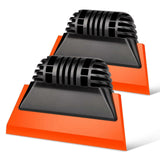 2pcs Orange Window Tint Squeegees, Non-Slip Rubber Handle PPF Tools