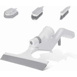 3-in-1 Floor & Glass Squeegee Brush, Bathroom Shower Cleaner with Heads