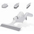 3-in-1 Floor & Glass Squeegee Brush, Bathroom Shower Cleaner with Heads