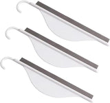 3pcs Silicone Shower Squeegee Set, Glass & Mirror Bathroom Cleaners
