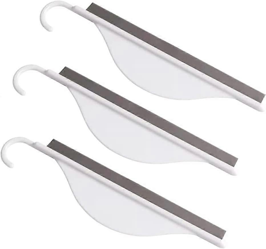 3pcs Silicone Shower Squeegee Set, Glass & Mirror Bathroom Cleaners