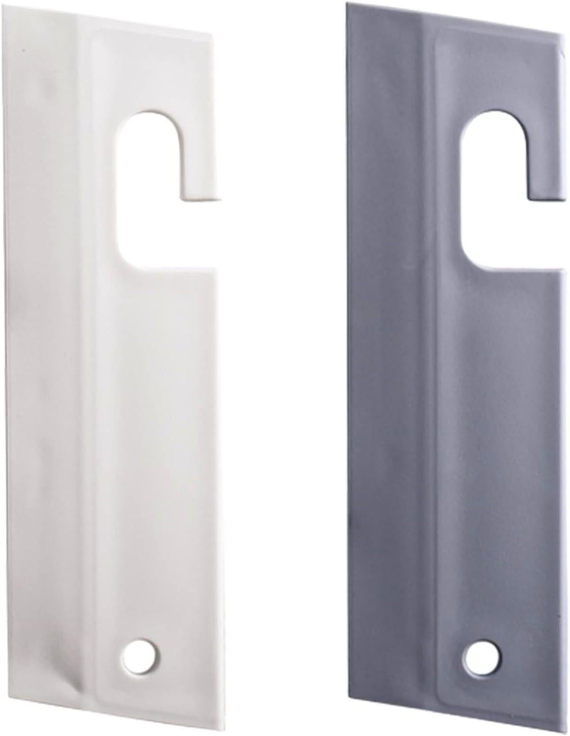Gray Shower Squeegee with Suction Cup, Glass & Bathroom Cleaner