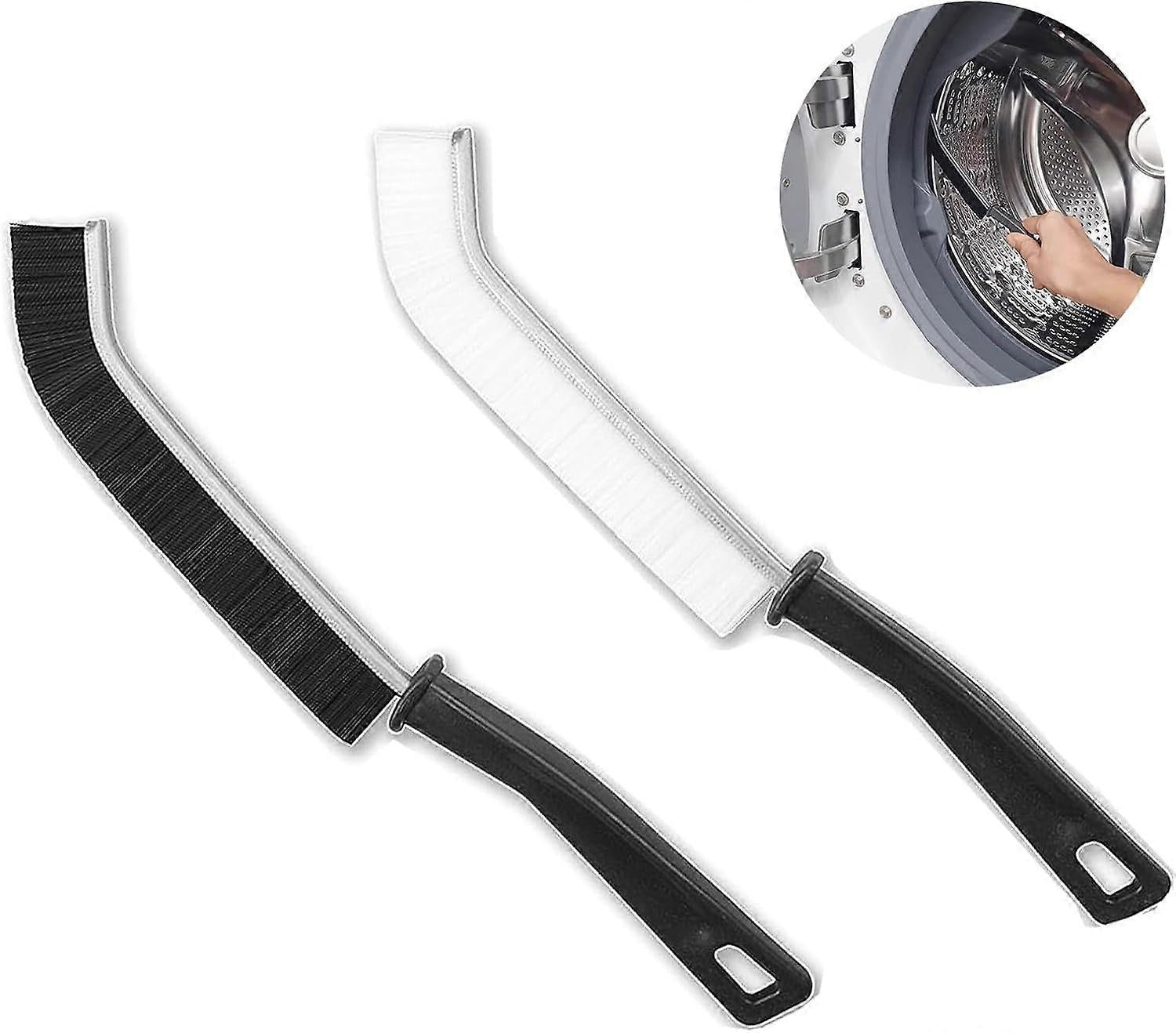2pcs Crevice Cleaning Brushes for Window & Bathroom Grooves