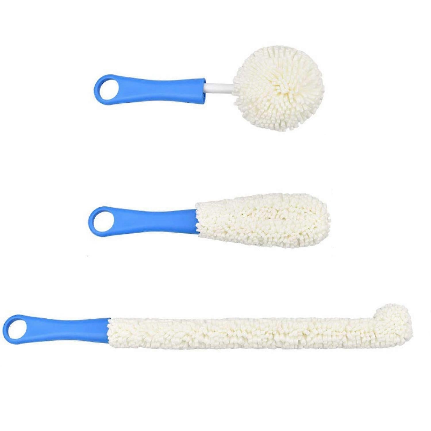 3pcs Glass Cleaning Brushes, Wine Glass Cleaner Set