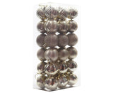 36Pcs Xmas Ornament Baubles for Party-Champaign Gold 4cm
