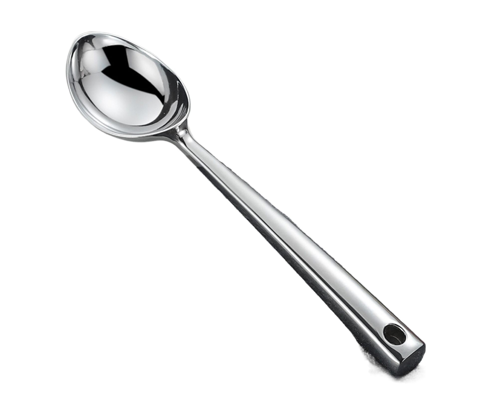 Ice Cream Scoop Anti-slid Stainless Steel Ice Cream Spoon-Home-Silver
