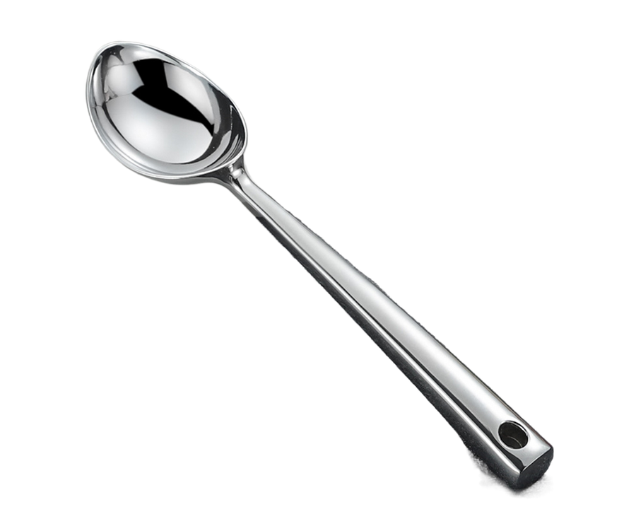 Ice Cream Scoop Anti-slid Stainless Steel Ice Cream Spoon-Home-Silver