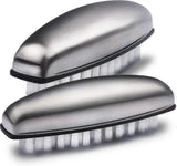 2pcs Fingernail Bristle Cleaning Brushes, Hand Massage Scrub