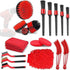18pcs Car Cleaning Brush Kit, Auto Detailing & Drill Brushes