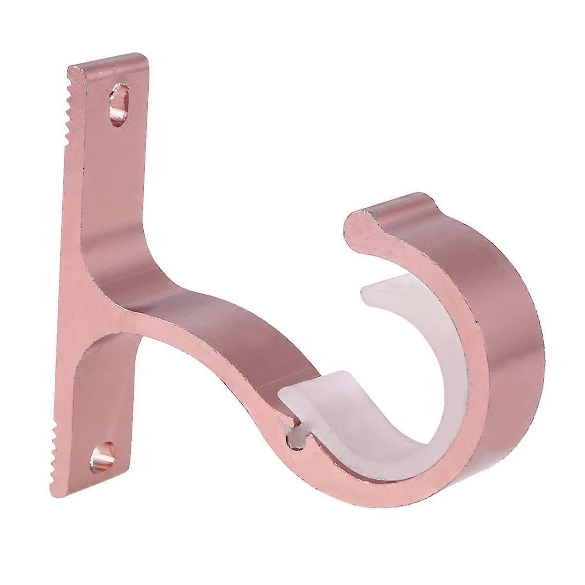 2pcs Ceiling Curtain Rod Brackets, Double Rod Holders & Hooks