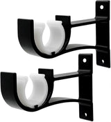 2pcs Small Curtain Rod Brackets, Curtain Rod Holders