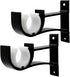 2pcs Small Curtain Rod Brackets, Curtain Rod Holders