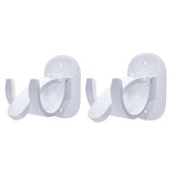 4pcs Curtain Rod Brackets, No-Drill Curtain Rod Holders Hooks