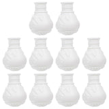 10pcs Curtain Rod End Stoppers, Sealing Plugs for Shower Rods