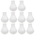 10pcs Curtain Rod End Stoppers, Sealing Plugs for Shower Rods